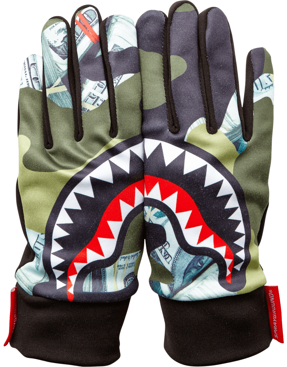 MONEY CAMO GLOVES