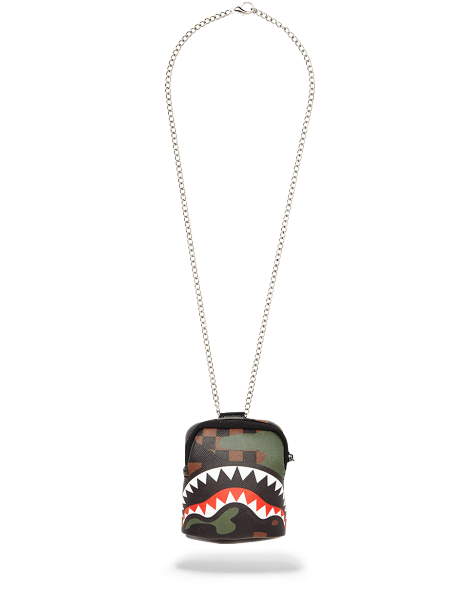 SHARKS IN PARIS (CAMO EDITION) BACKPACK CHAIN