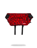 RED LEOPARD CROSSBODY TRANSPORTER