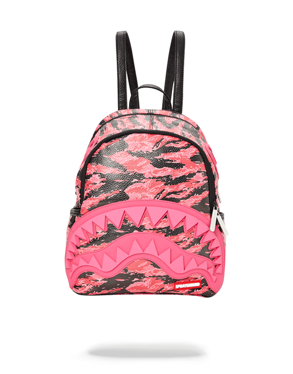 PINK TIGER CAMO SHARKMOUTH SAVAGE BACKPACK