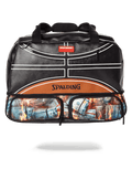 SPALDING X SPRAYGROUND FIRE MONEY SNEAKER DUFFEL