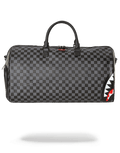 SHARKS IN PARIS (BLACK CHECKERED EDITION) DUFFLE