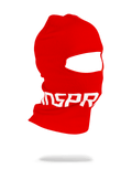 RED SPRAYGROUND LOGO SKI MASK