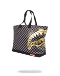 SHARKS IN PARIS GOLD STENCIL TOTE