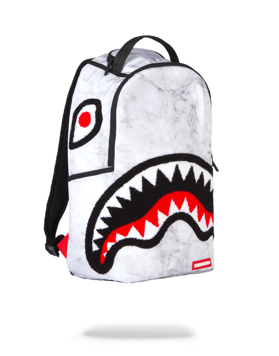 WHITE MARBLE BACKPACK