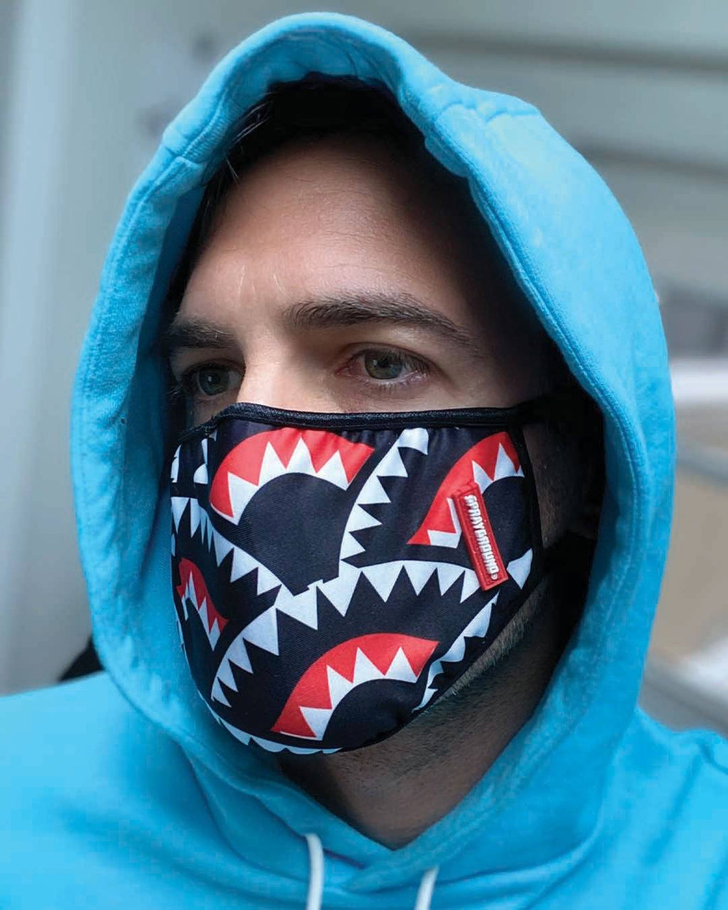 SHARKMOUTH PATTERN MASK (CLASSIC FIT)