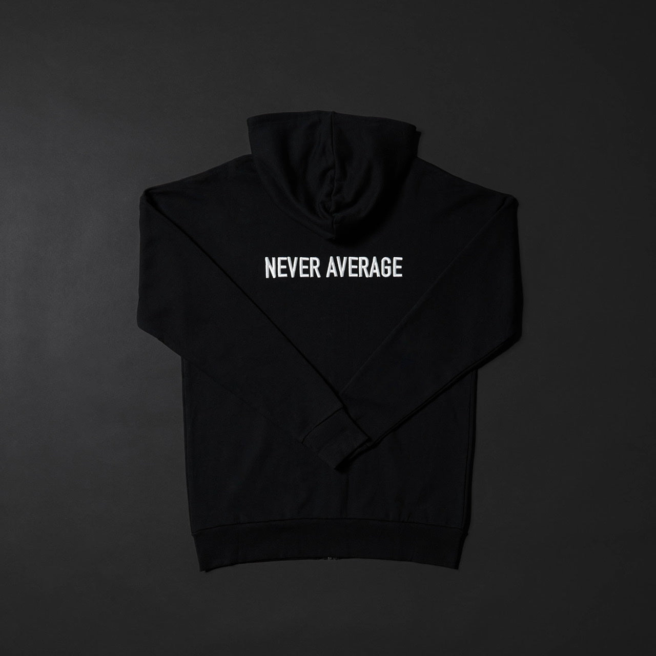 Alpha Black Zip Up Hoodie
