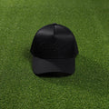 Trucker Hat Script Alpha Black