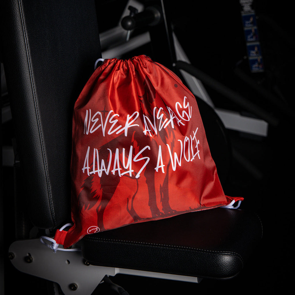 Savage Red Draw String Sackpack Bag Drawstring