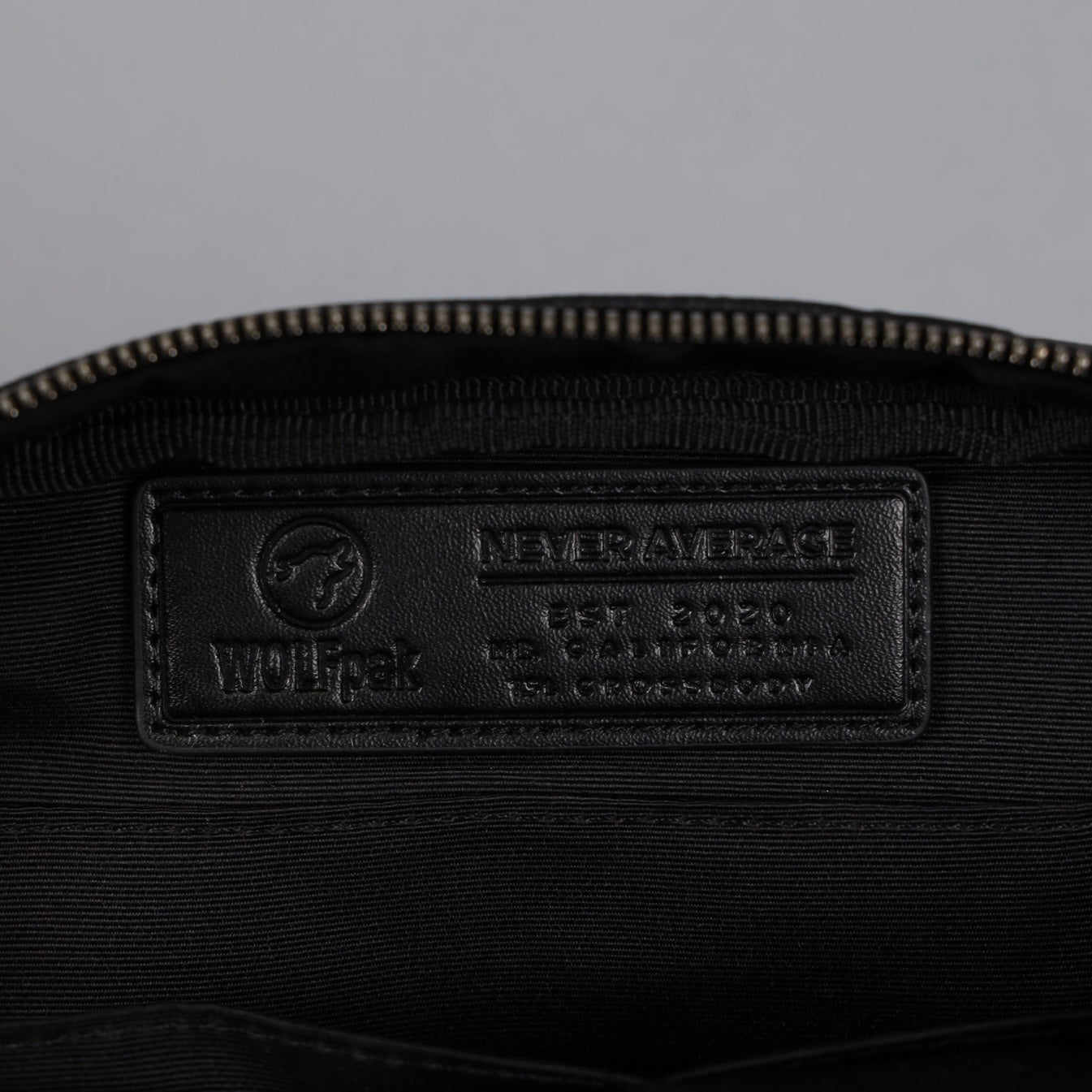 Crossbody Pack Black Luxury Leather