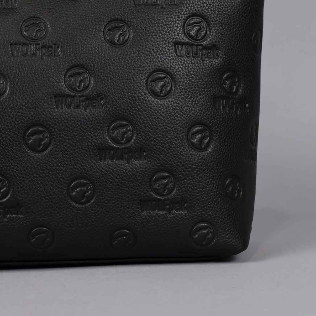 Tote Bag Black Luxury Leather