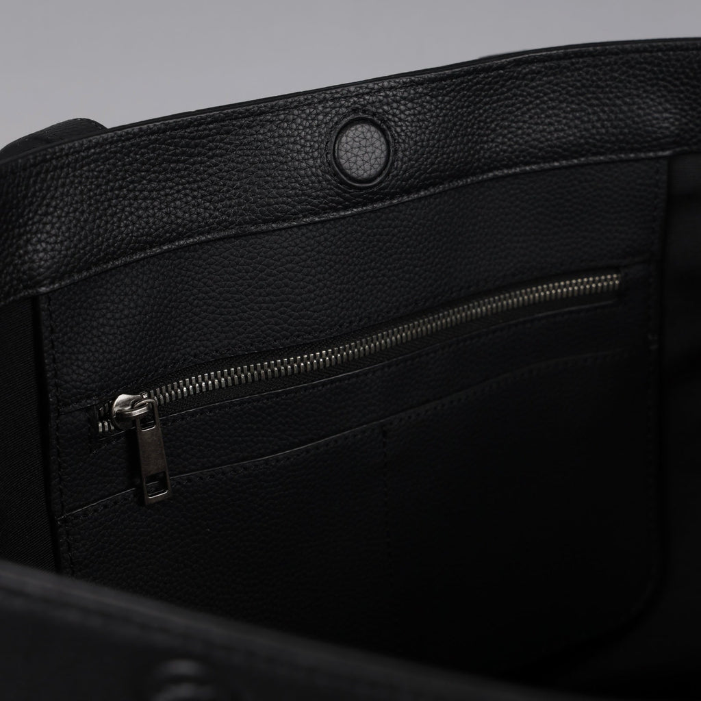 Tote Bag Black Luxury Leather