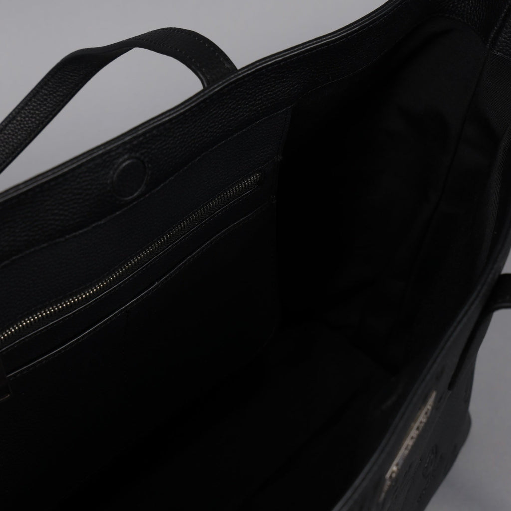 Tote Bag Black Luxury Leather