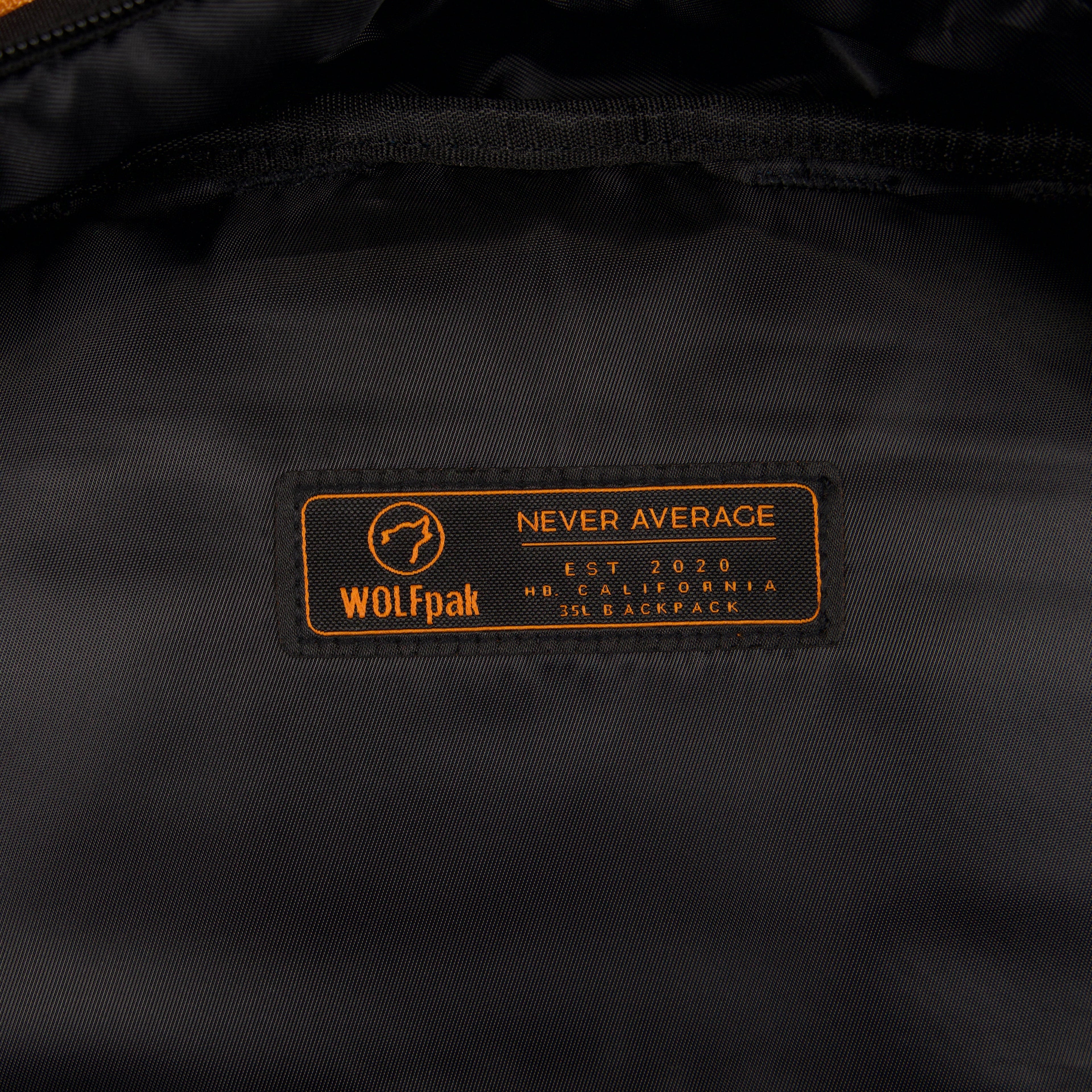 35L Backpack Orange Turbo