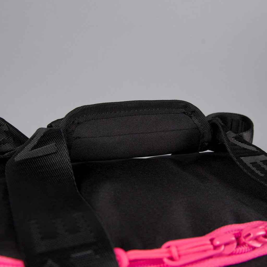 20L Mini Duffle Bag Black Neon Pink