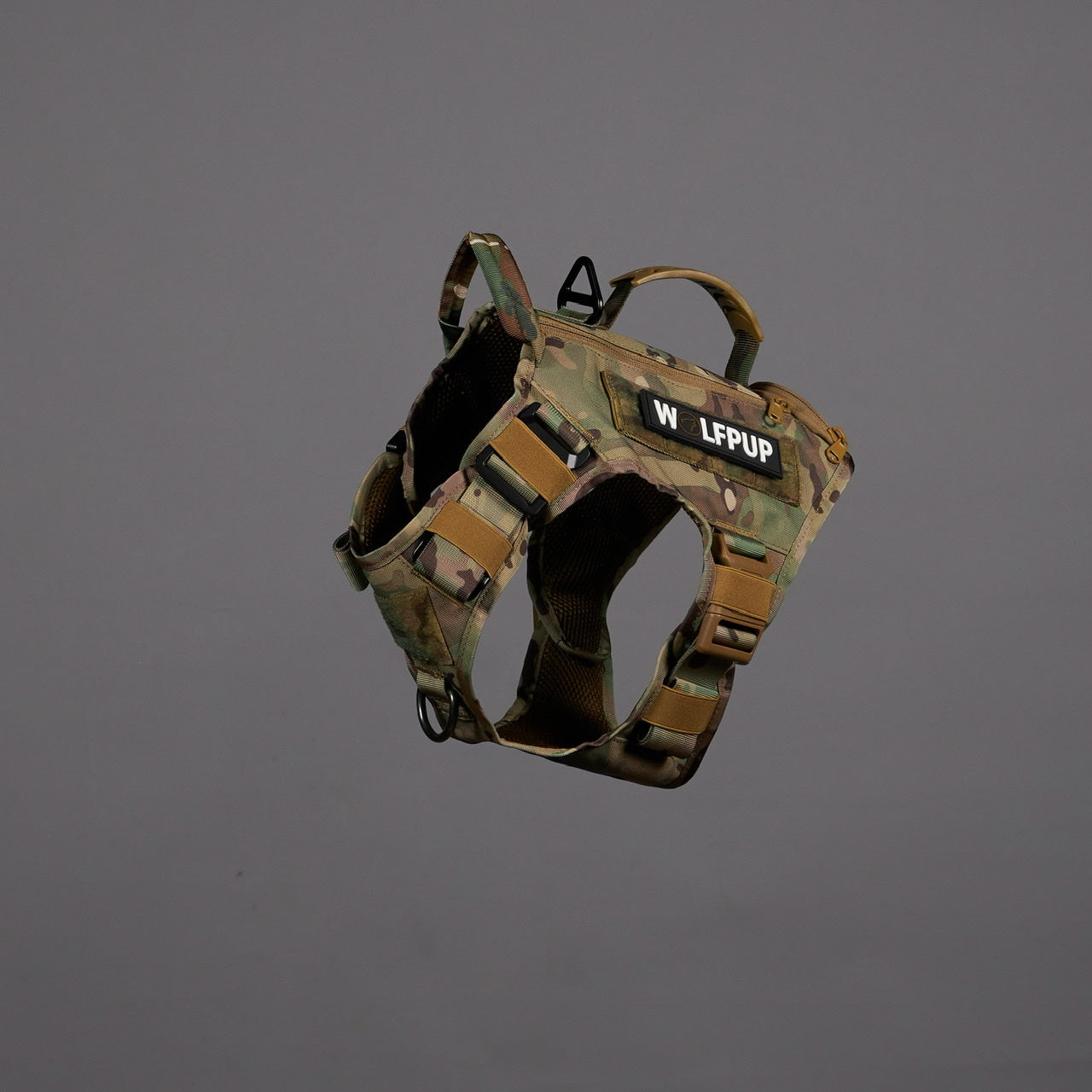 Camo Tactical Dog Vest Harness