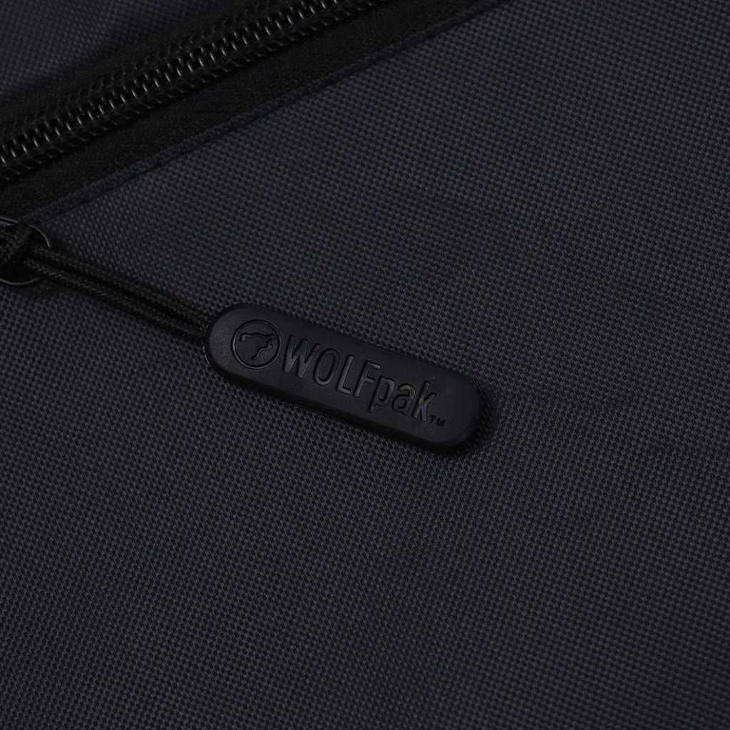 Black Draw String Sackpack Bag