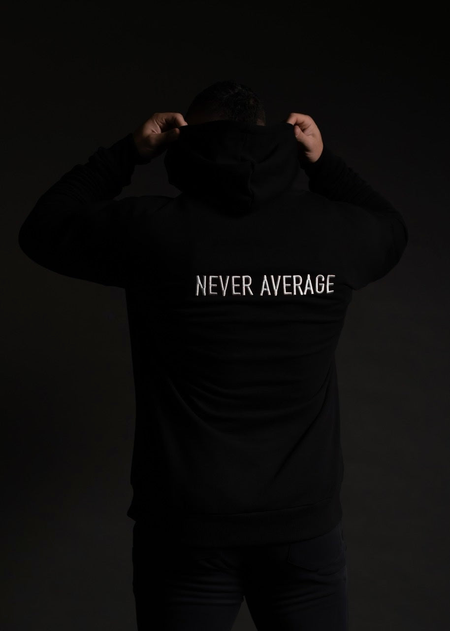 Alpha Black Zip Up Hoodie