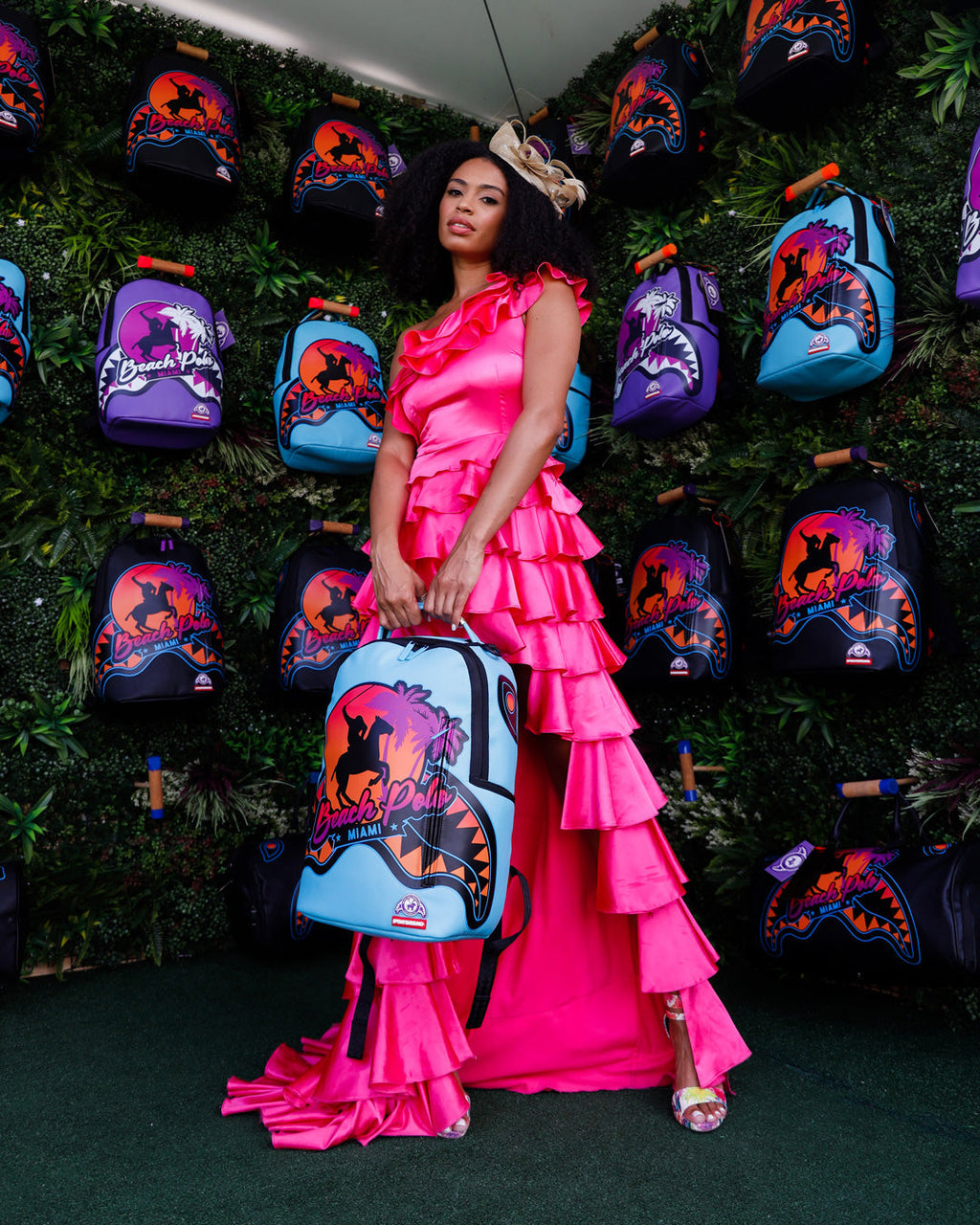 MIAMI BEACH POLO COLLAB BACKPACK (DLXV-SKY)