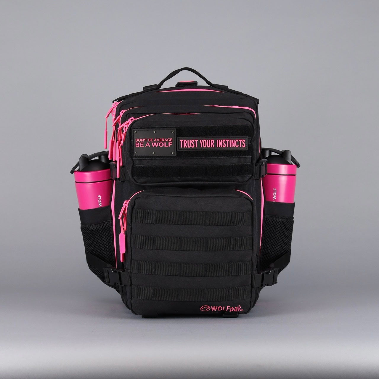 35L Backpack Black Neon Pink