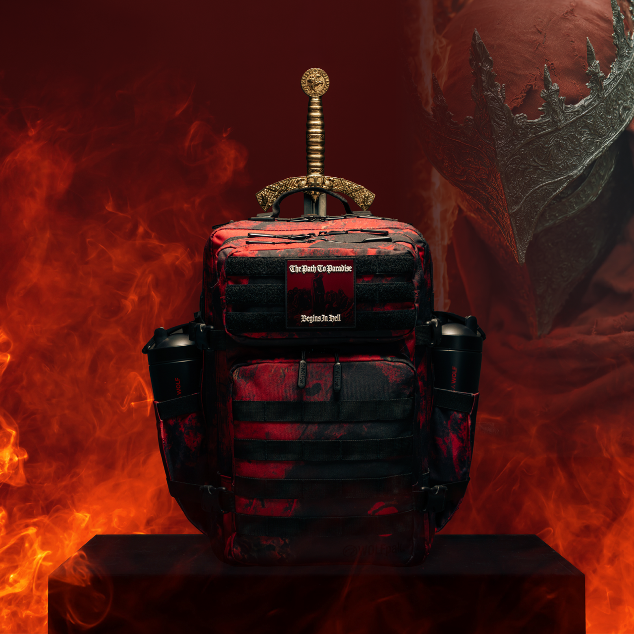 45L Backpack Dante's Inferno