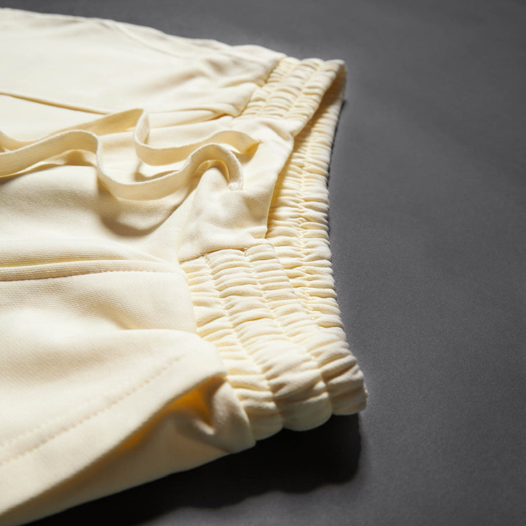 Men's Varsity Shorts Cream
