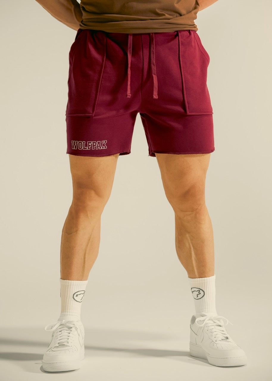 Men's Varsity Shorts Crimson Red