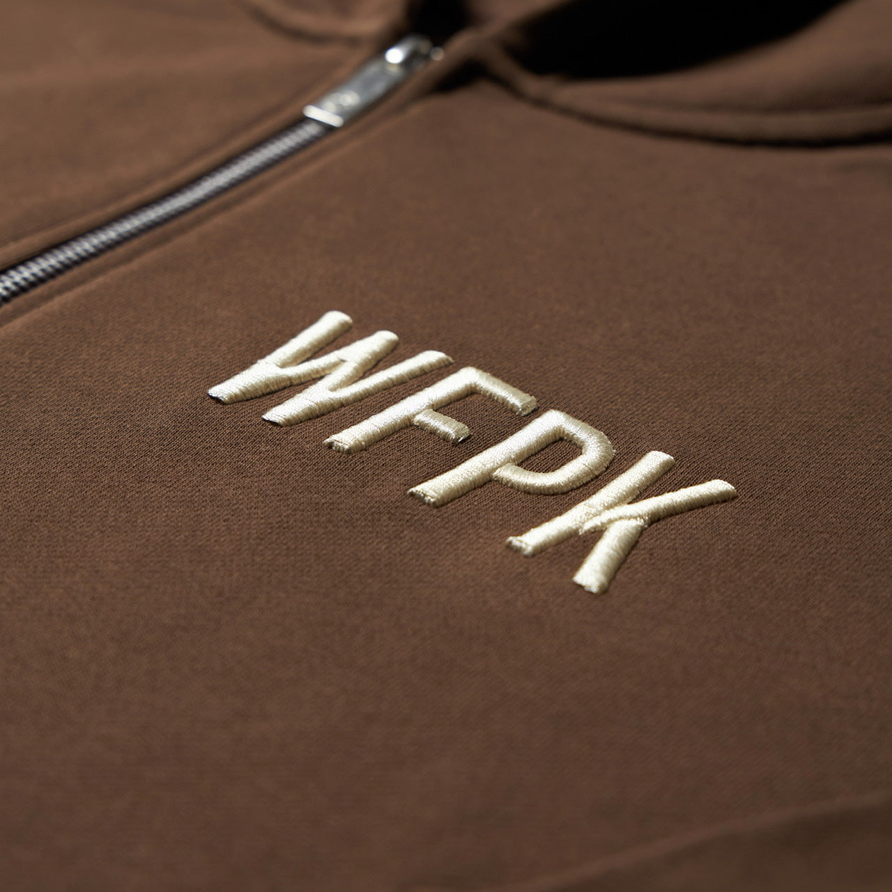 Mocha Brown Zip Up Hoodie (SALE)