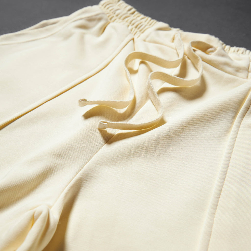 Men's Varsity Shorts Cream