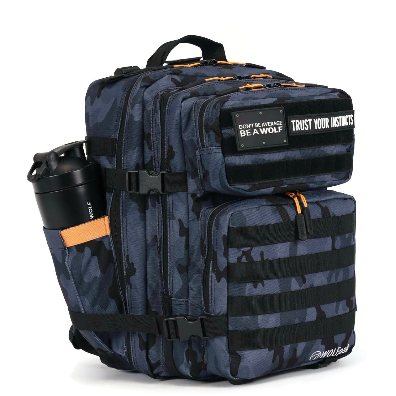 35L Backpack Black Camo Orange