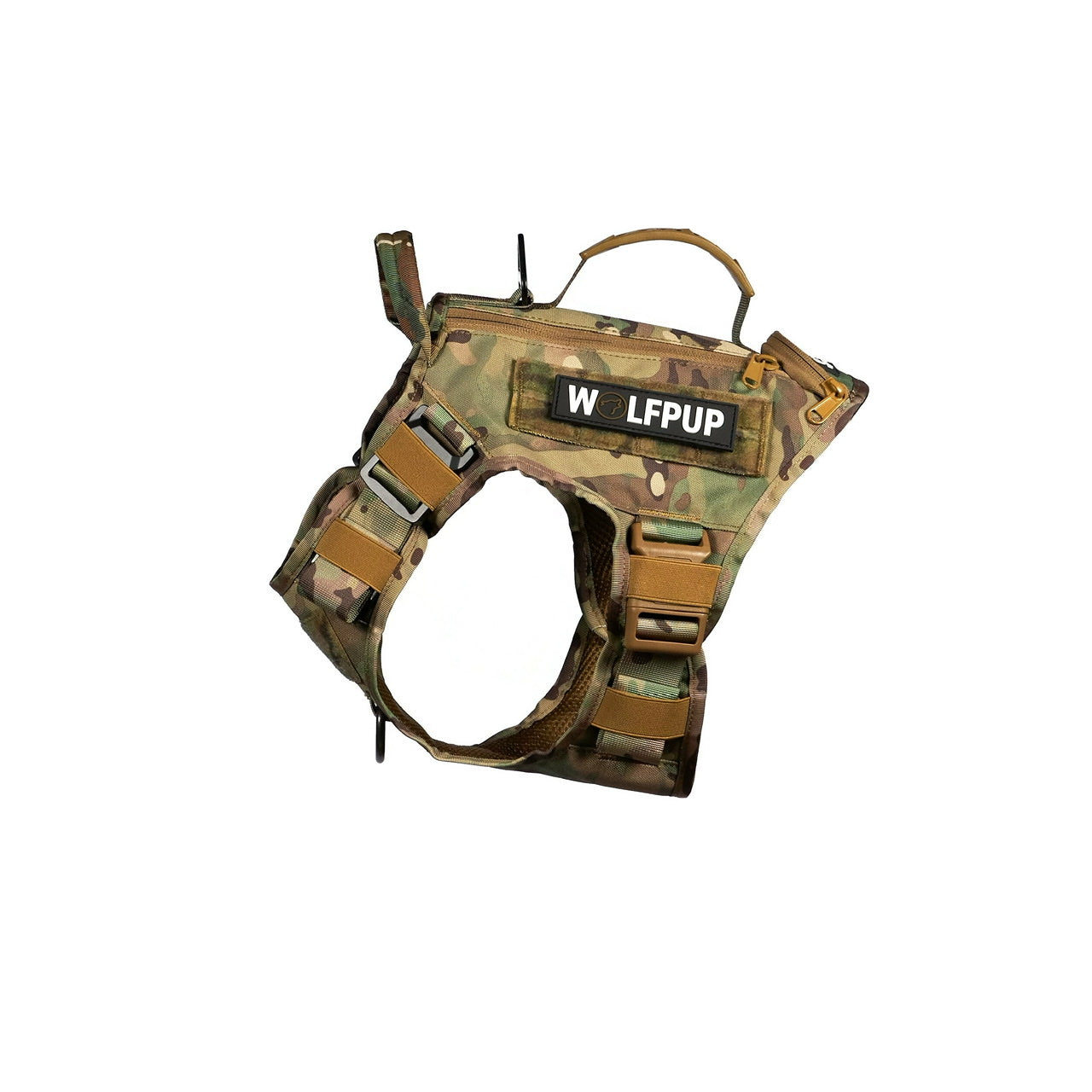 Camo Tactical Dog Vest Harness