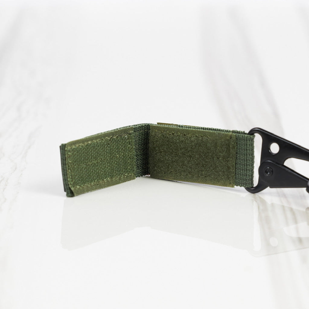 Multi-Functional Nylon Key Chain OD Green