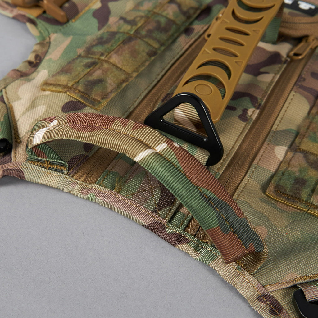 Camo Tactical Dog Vest Harness