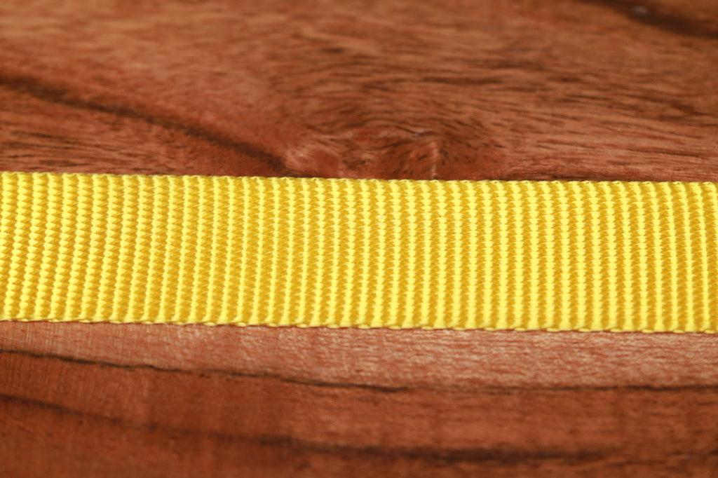 Adjustable Nylon Dog Collar Sunkiss Yellow