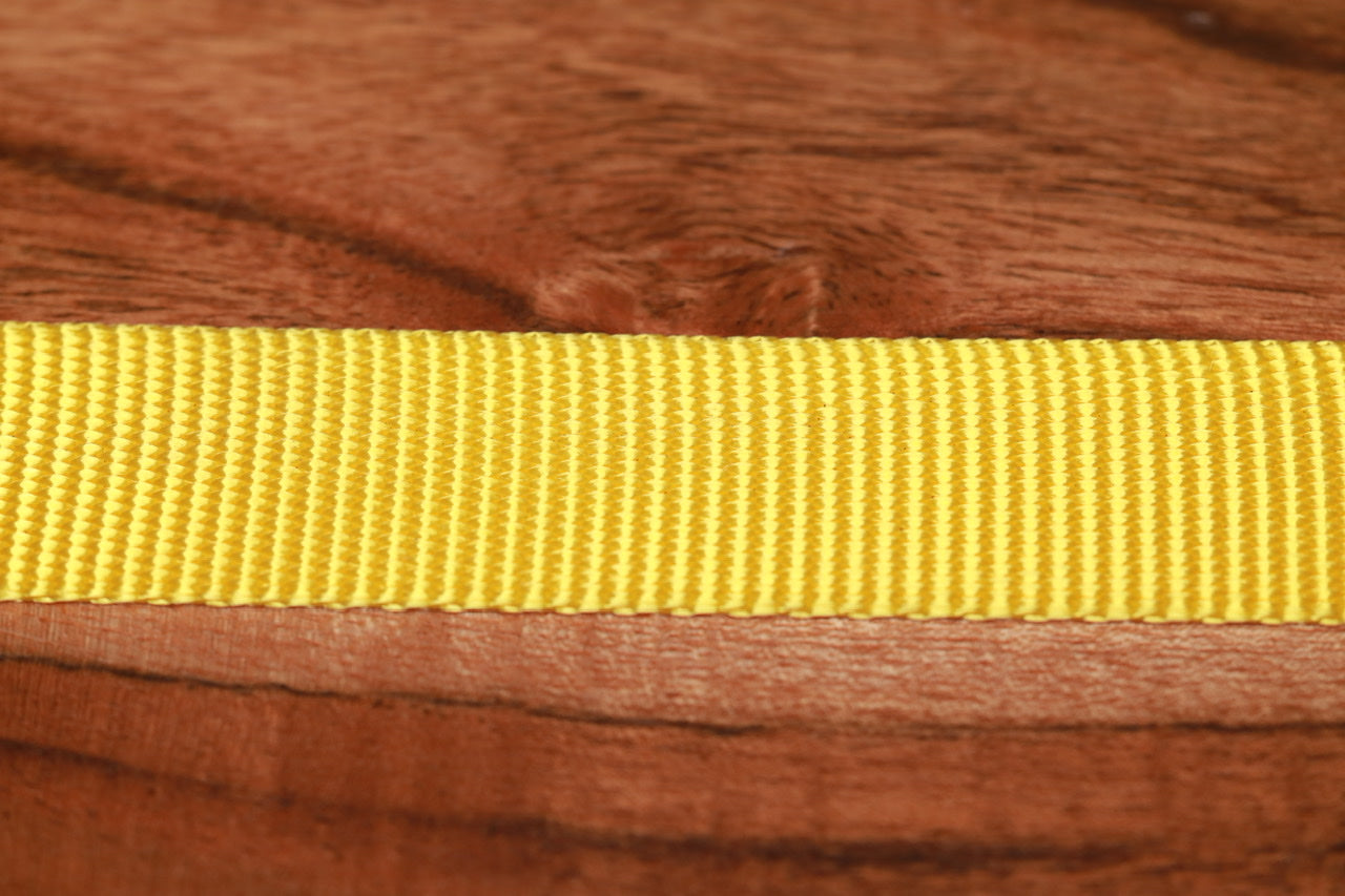 Adjustable Nylon Dog Collar Sunkiss Yellow