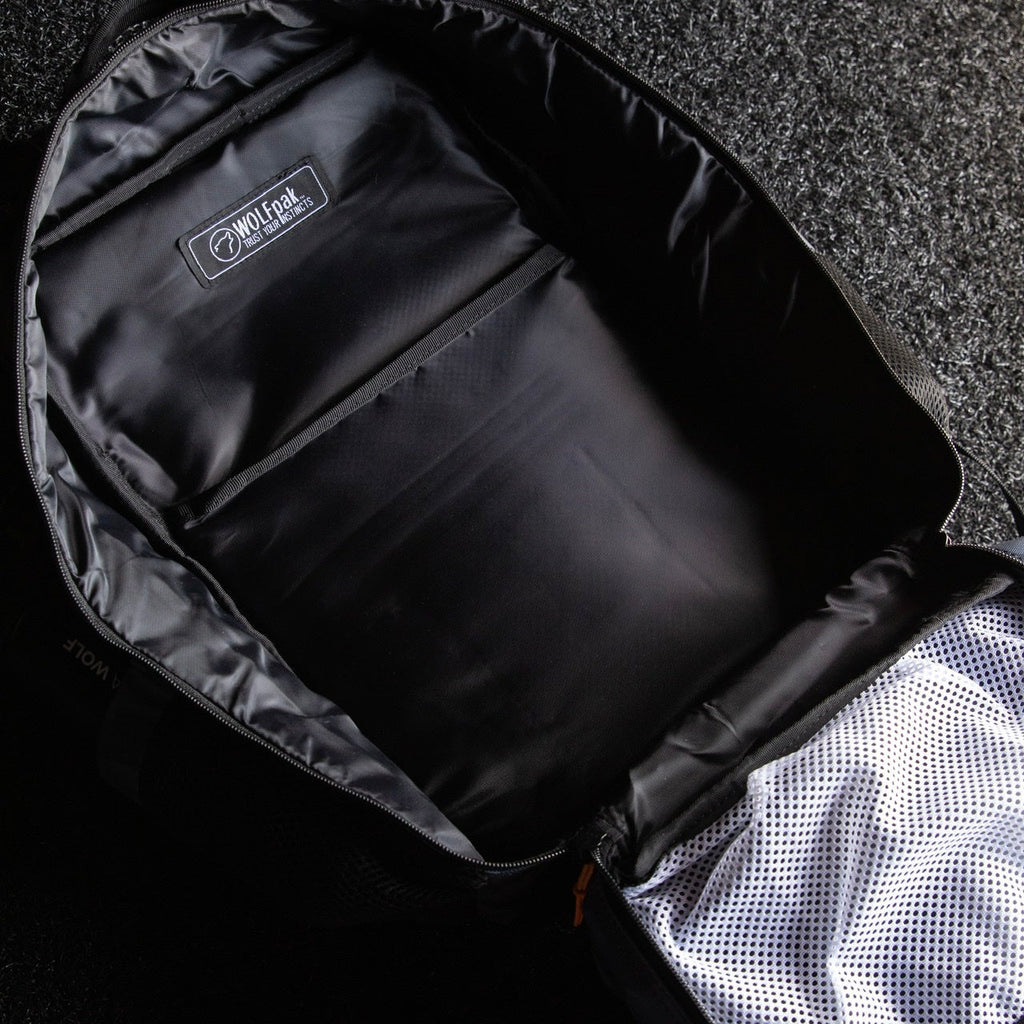 35L Backpack Black Camo Orange