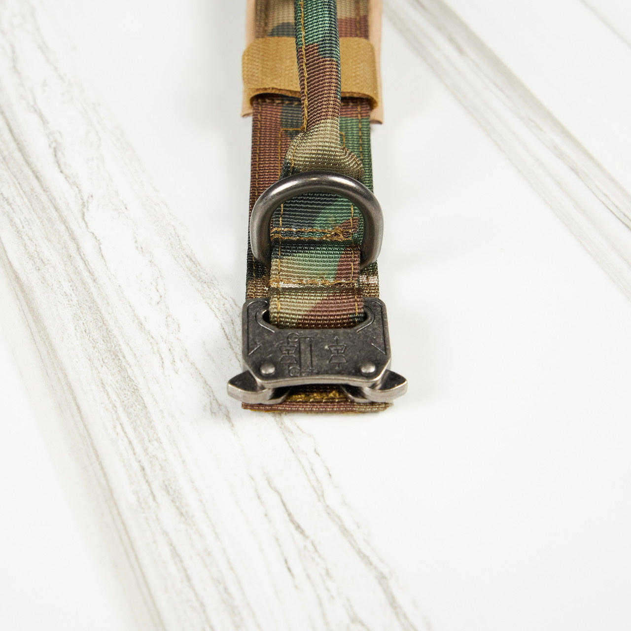 Tactical Nylon Dog Collar Camo