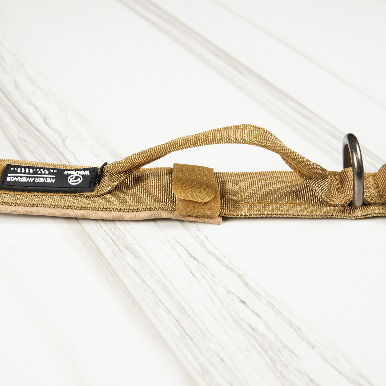 Tactical Nylon Dog Collar Khaki
