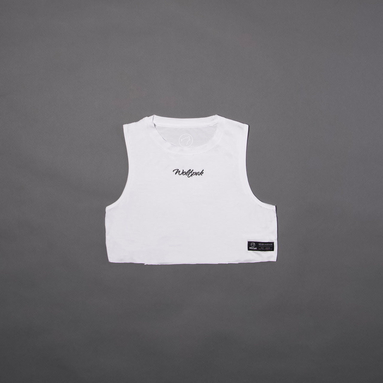 Women's Script Cropped Tank (SALE)