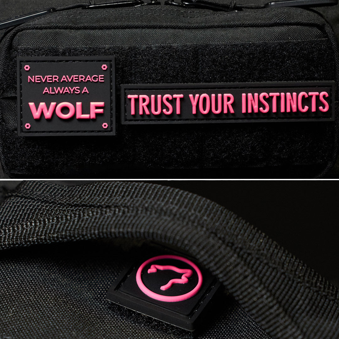 Pink Backpack Mini Patch Kit