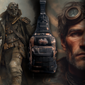 9L Tactical Sling Bag Steampunk