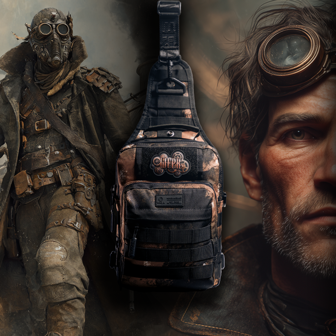 9L Tactical Sling Bag Steampunk