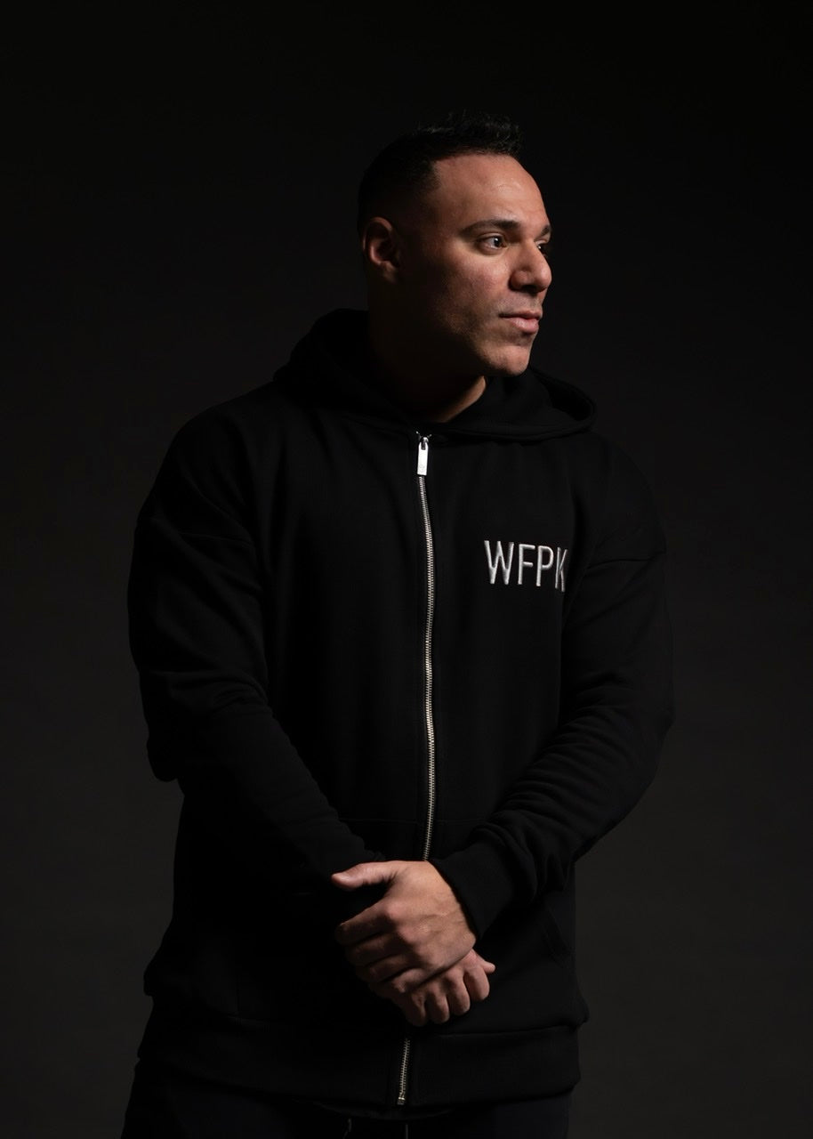 Alpha Black Zip Up Hoodie