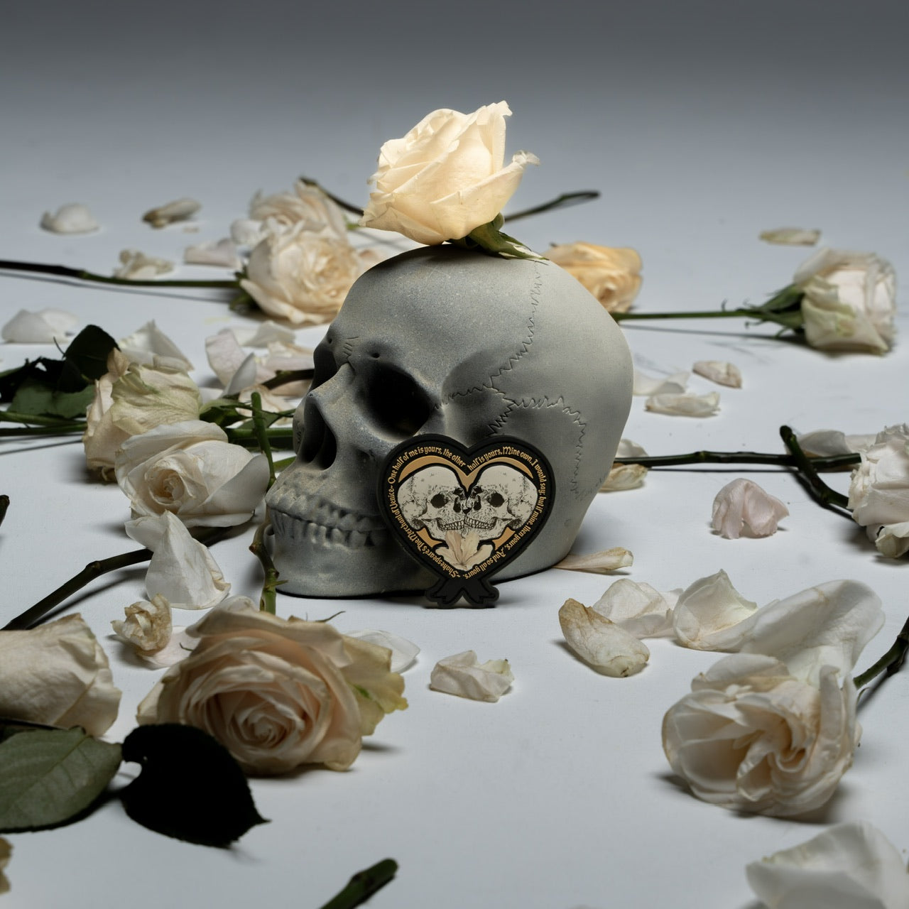 Eternal Bloom Skulls and Heart Patch