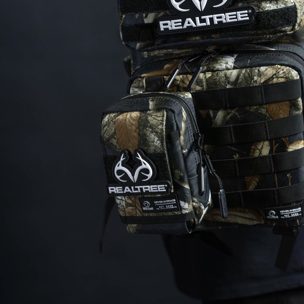 Tactical EDC Pouch Attachment Bag Realtree Edge Black