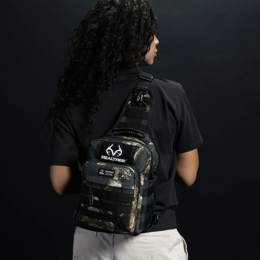 9L Tactical Sling Bag Realtree Edge Black