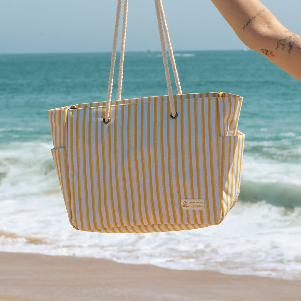 Tote Bag Yellow Stripes