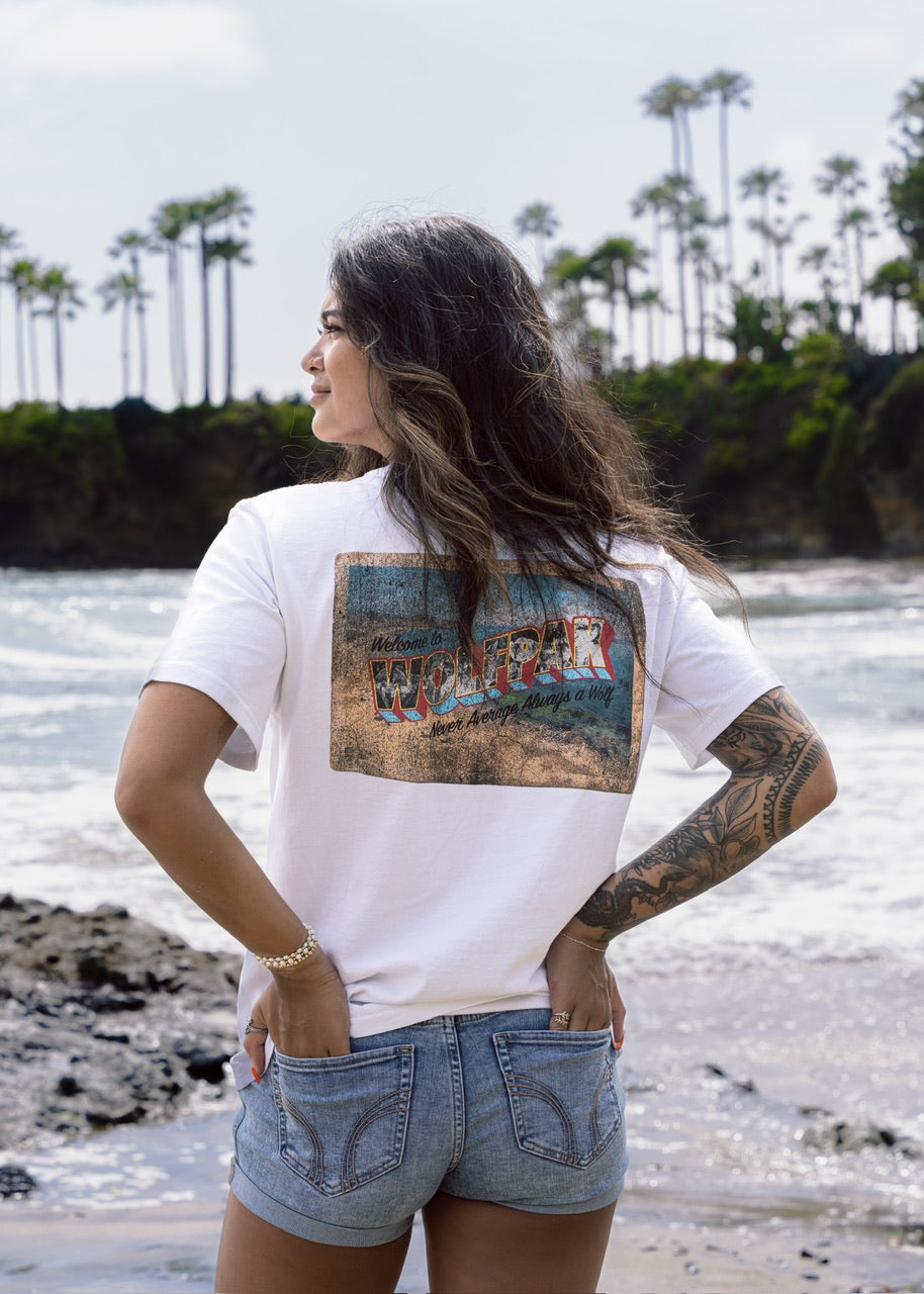 Welcome To WOLFpak Graphic T-Shirt Tropical Rebellion