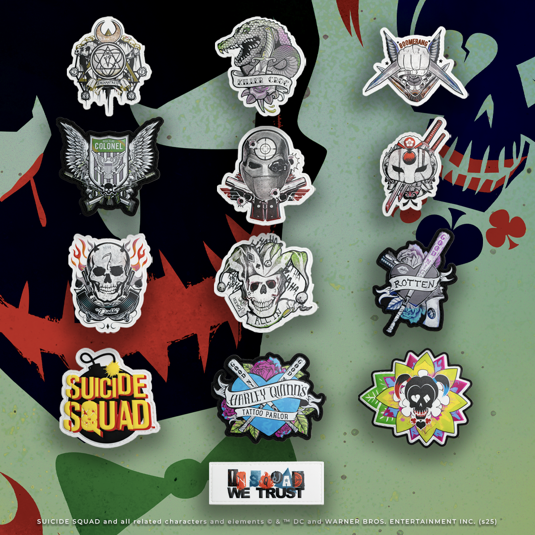 Suicide Squad All Patch Bundle