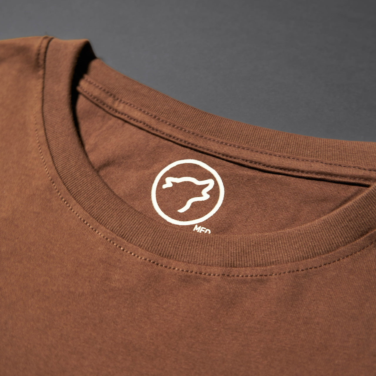 Women's Varsity Cropped Tee Mocha Brown